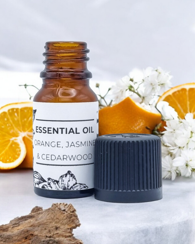 Orange, Jasmine & Cedarwood Essential Oil Blend