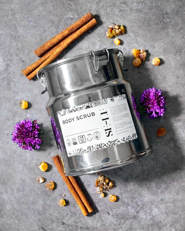 Frankincense & Patchouli Salt Scrub