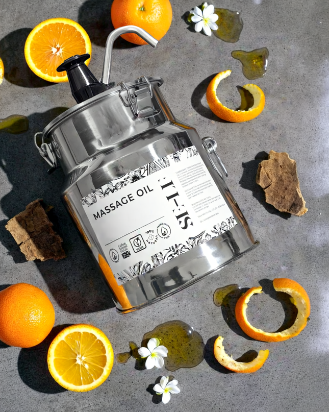 Orange, Jasmine & Cedarwood Massage Oil