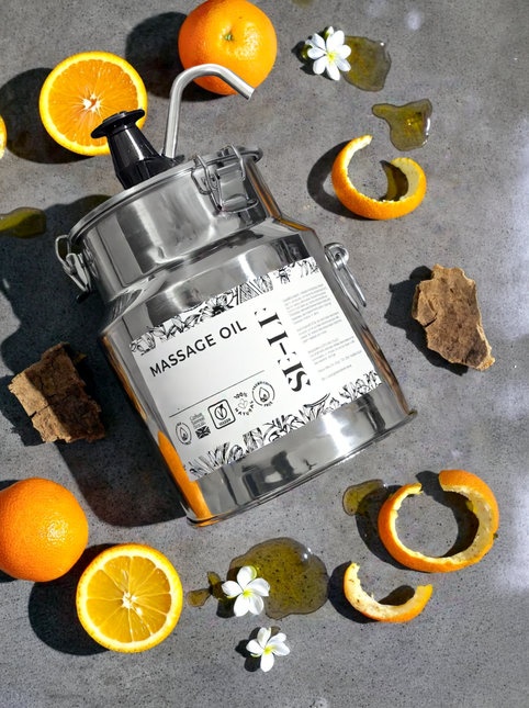 Orange, Jasmine & Cedarwood Massage Oil