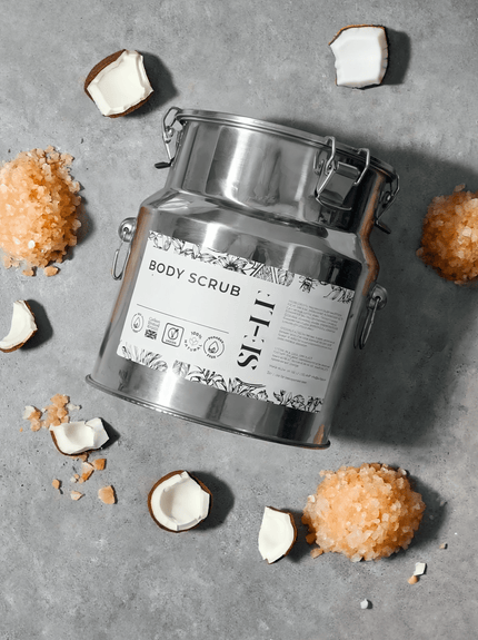 Coconut Oil Salt Scrub | Fragrance - free - SE - LF Pro