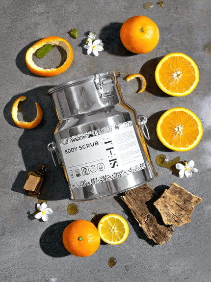 Orange, Jasmine & Cedarwood Salt Scrub - SE - LF Pro